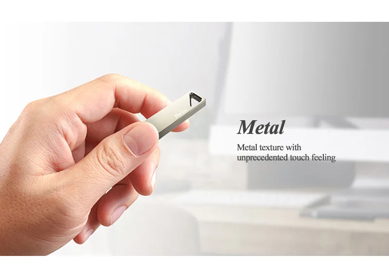 Netac супер мини металлический Usb флеш-накопитель 64 ГБ 32 ГБ 16 ГБ флеш-накопитель портативная карта памяти Флешка для хранения флэш-диск