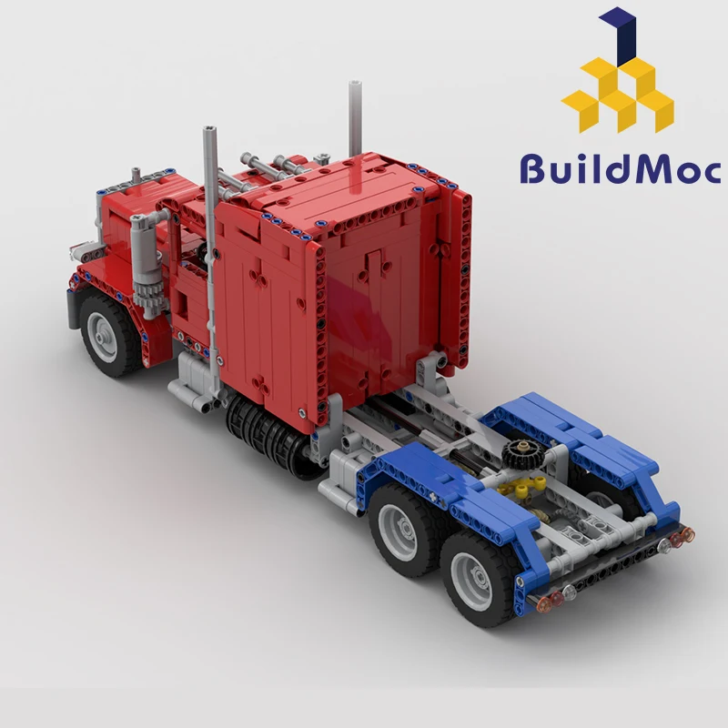 BuildMoc Peterbilt грузовик для MOC 24330 379 Lamborghini Legoings Строительные блоки Набор игрушек DIY