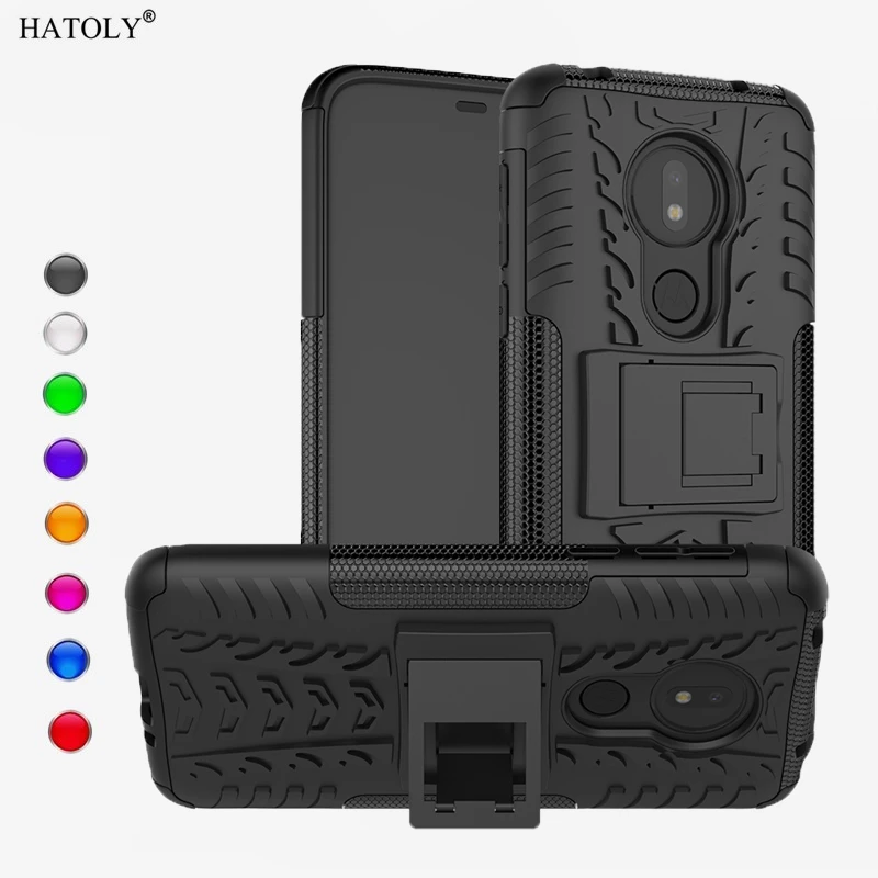 

Чехол для Motorola Moto G7 Power, задняя крышка, силиконовый пластиковый армированный чехол для G7 Power, чехол-бампер для телефона Moto G7 Power