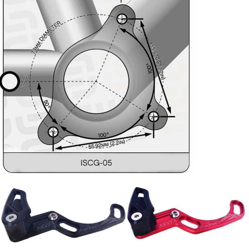 VXM Велосипедный цепной направляющий MTB Велосипедный протектор 1X Система Одиночное кольцо Круглое 30-40T Овальное 32T-38T Защита механизма сборки цепи.