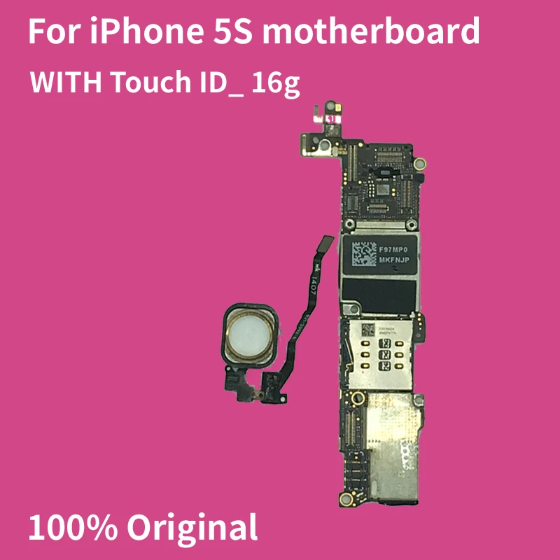 Разблокированная Рабочая материнская плата 16G iOS 100% Оригинальная для iPhone|Антенны