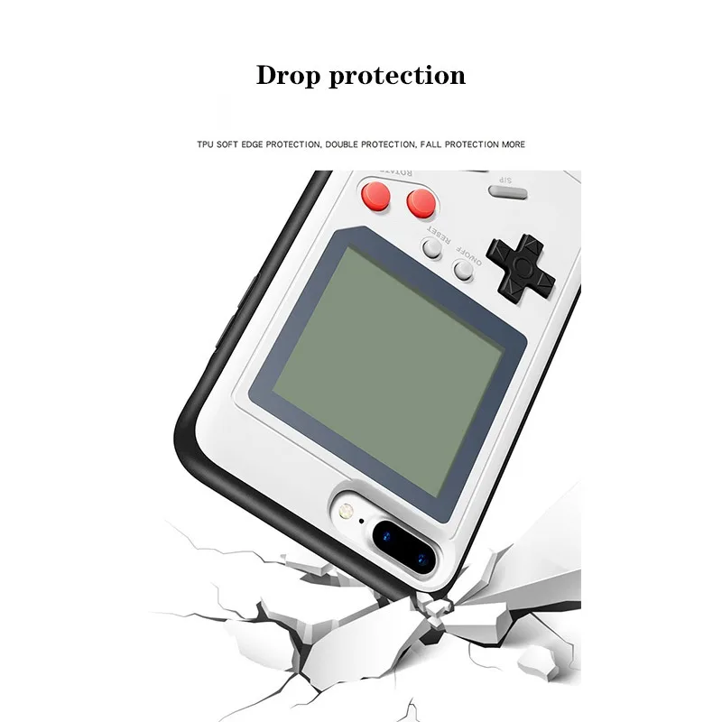 Силиконовый чехол для телефона мягкий из ТПУ черно белый экран Классическая