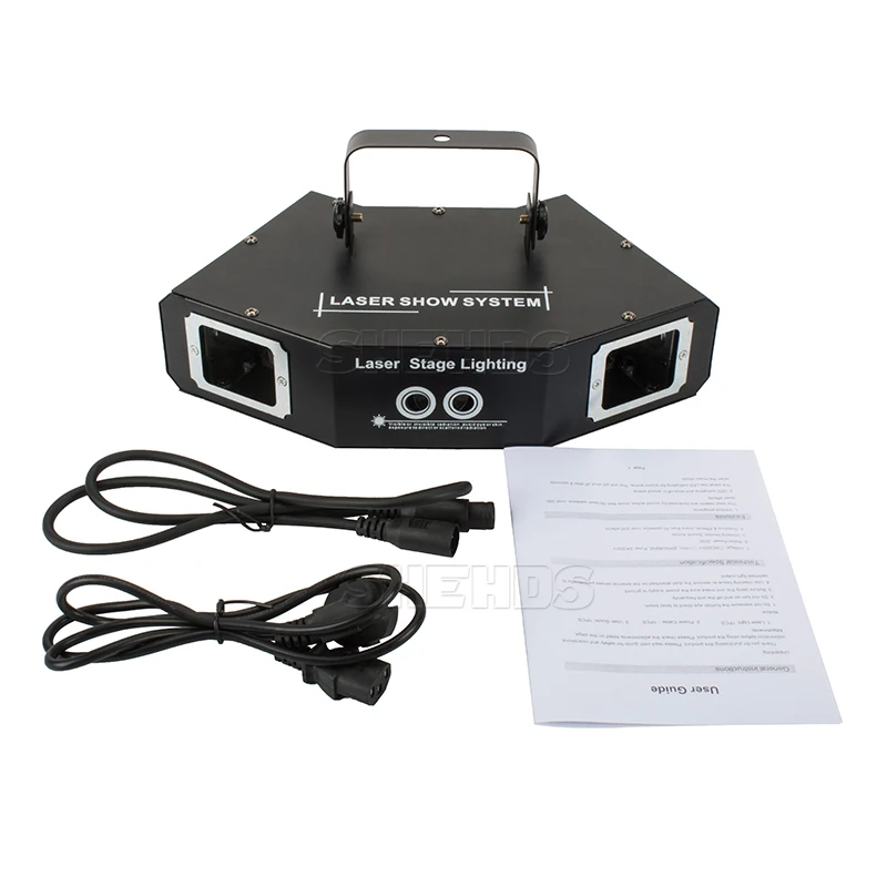 Четыре глаза красный зеленый синий секторный сканер гобо лазер DMX512 сценический эффект Освещение хорошо для DJ Дискотека вечерние свадебные украшения и бар