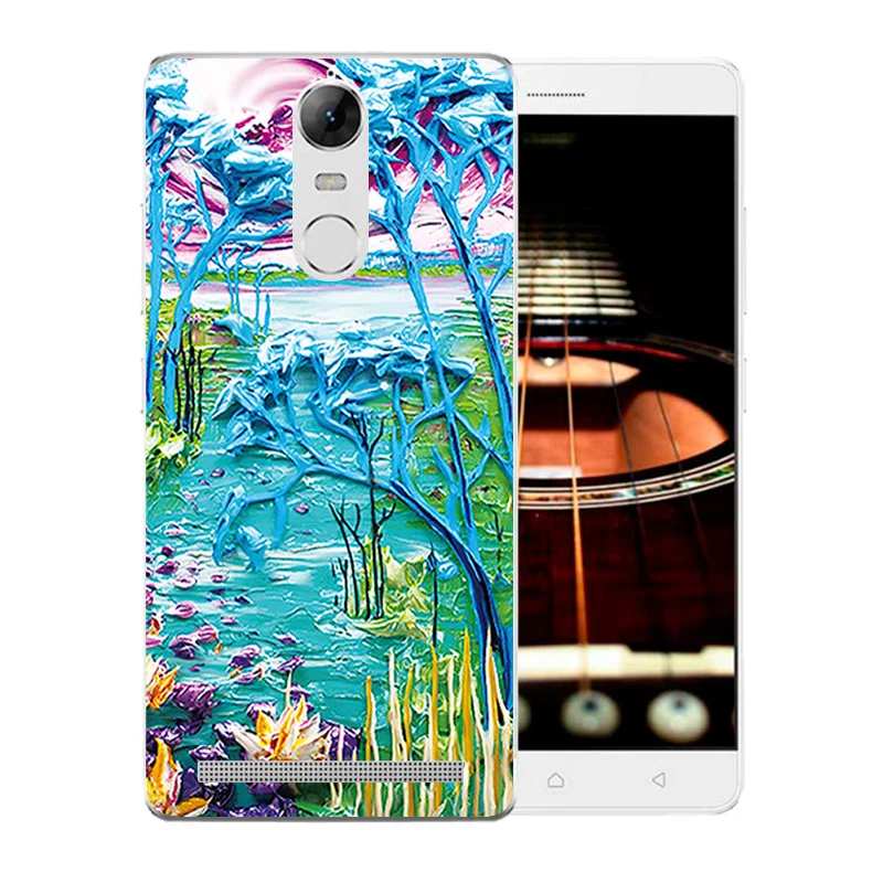 Чехол для Lenovo K5 Note A7020 Van Gogh с рисунком 5 дюймов чехлы из мягкого ТПУ силикона K5NOTE/K