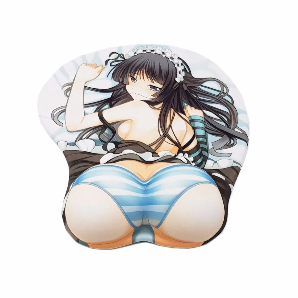 K ON! Akiyama Mio аниме 3D набедренные игровые коврики для мыши с подставкой запястья 2