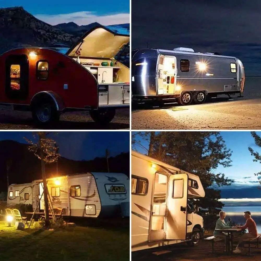 Kohree 2 упаковки 7 w 12V автомобильный потолочный светодиодный светильник ПРИЦЕП RV