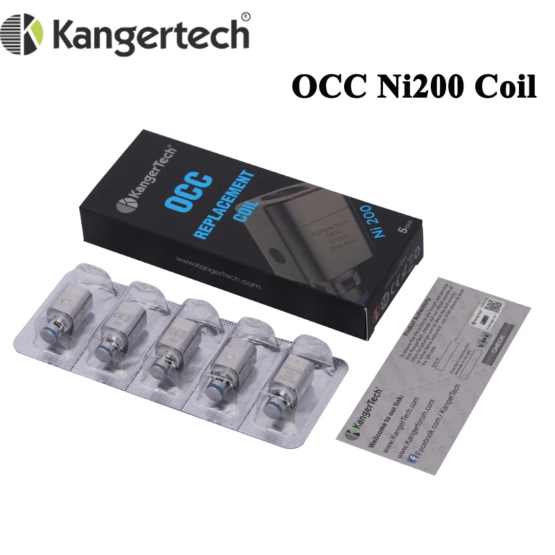 5 шт./набор катушек Kanger Subtank OCC Ni200 катушка 0 15 Ом серии kangertech для Nebox/Subvod электронная