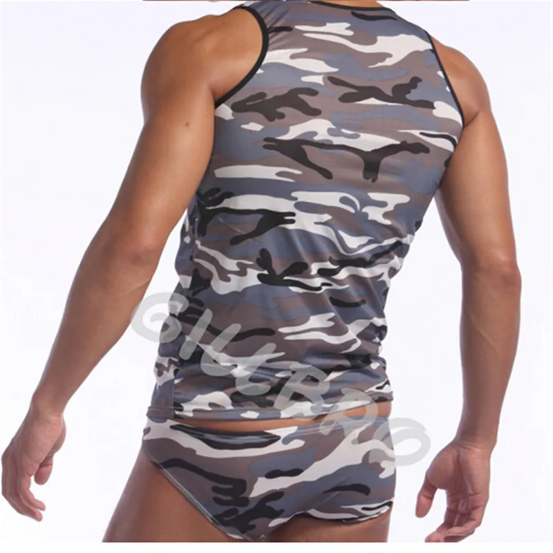 Мужская камуфляжная футболка футболка|mens camouflage tank top|men undershirtcamouflage |