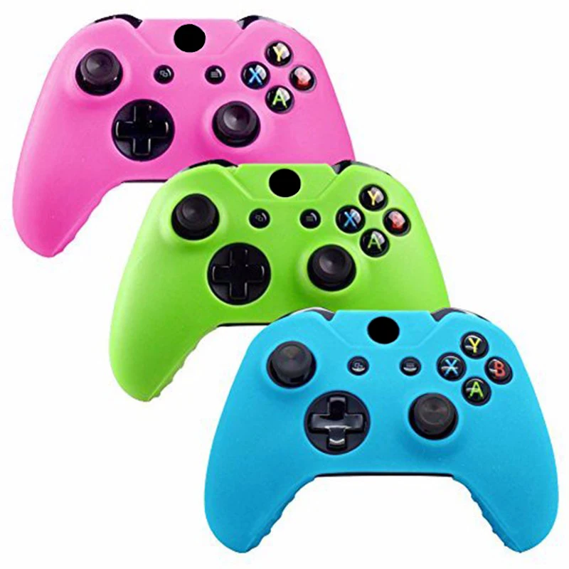 3 шт. светящийся в темноте Силиконовый чехол для Xbox One защитный с резиновой