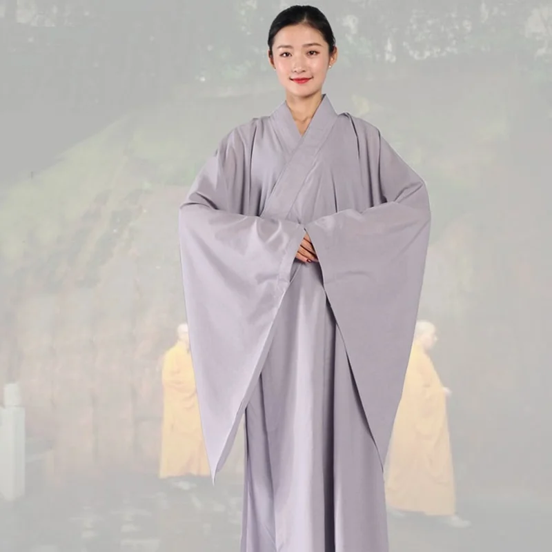 Женская униформа одеяния буддийских монахов shaolin буддистская одежда модель TA548 |