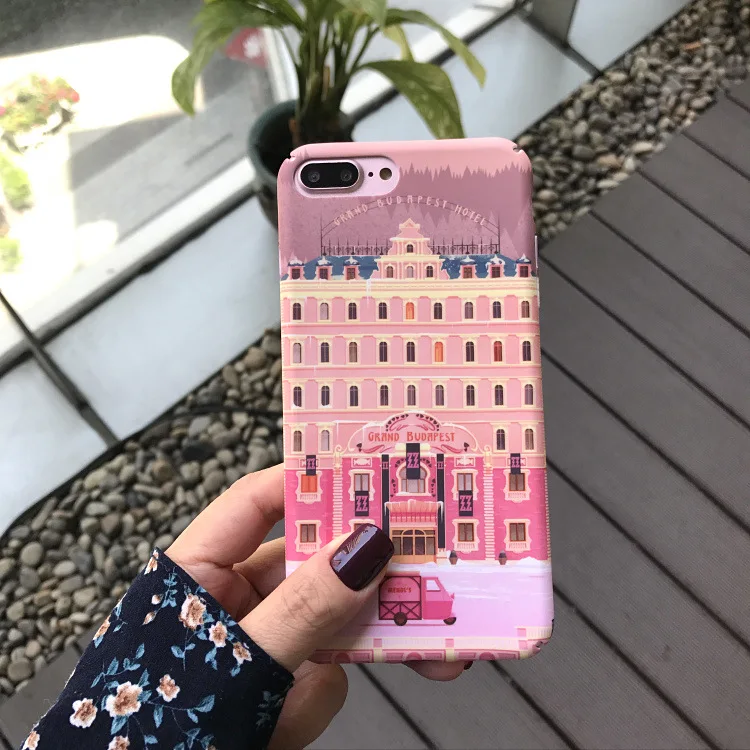 Модный чехол Wes Grand Budapest для Apple iPhone 7 Plus 6 S X Жесткий телефона из ПК Fundas Capa Coque |