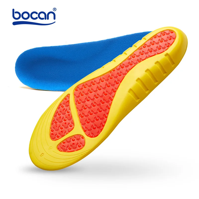 Bocan insoles for shoes shock absorption breathable insoles light weight for men and women shoe inserts