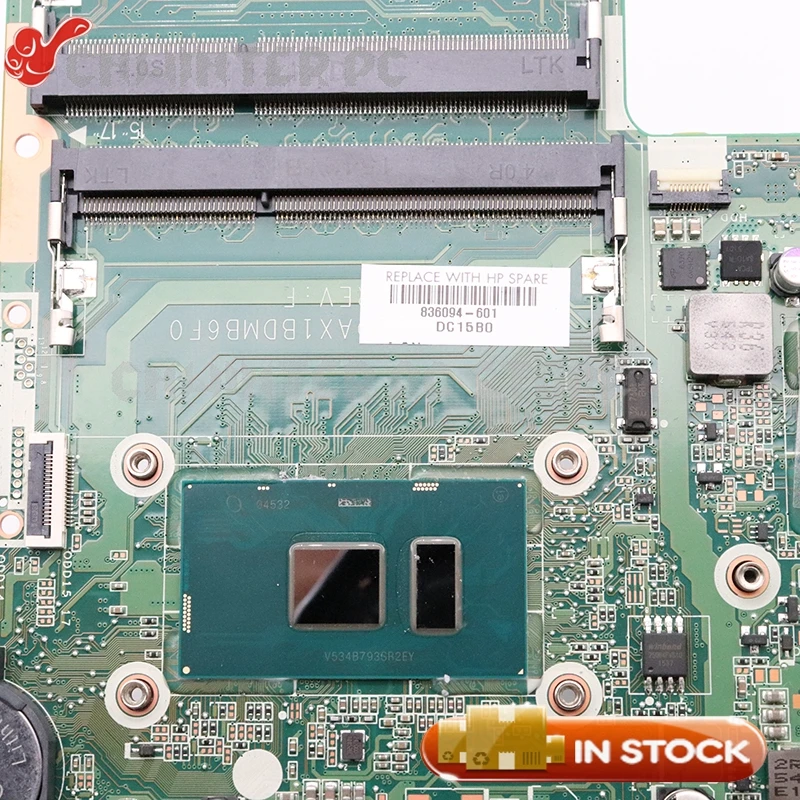 NOKOTION материнская плата для ноутбука HP Pavilion 15 AB 15T AB528TX Материнская SR2EY i5 6200U 940 м 2 Гб