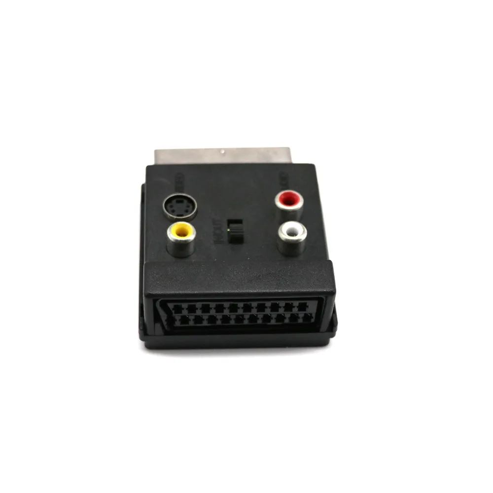 HIPERDEAL новый качественный переключаемый Переходник SCART с разъемом S Video + 3 RCA D30