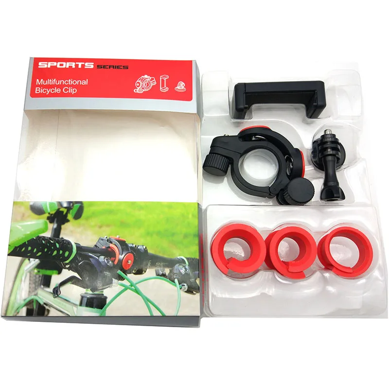 Велосипедный зажим Go pro аксессуары велосипедный держатель крепление для Xiaomi yi gopro