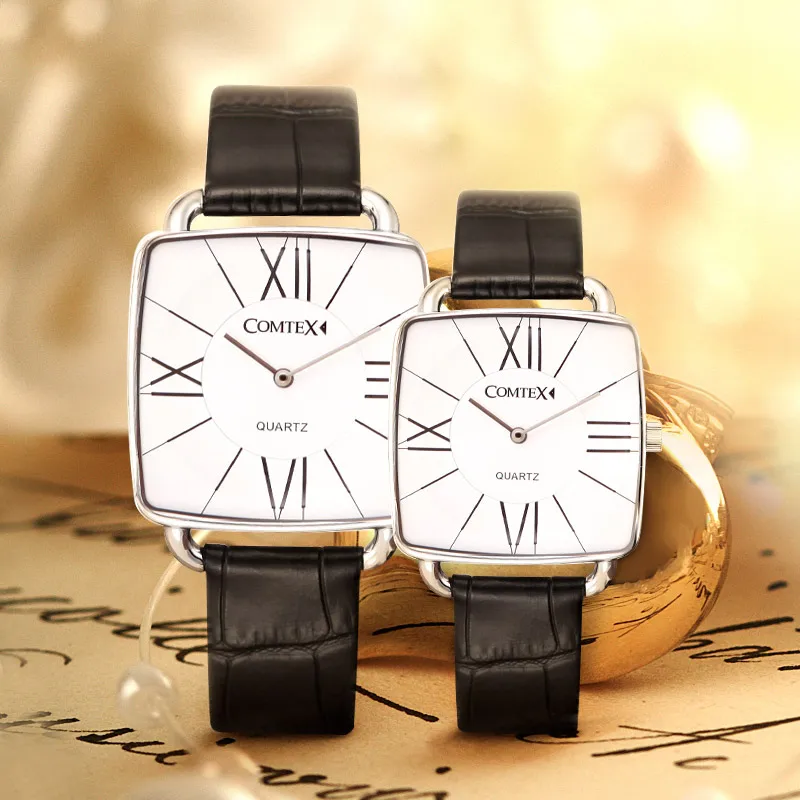 Comtex модные женские часы Бизнес Кварцевые Relogio дамы ультра тонкий