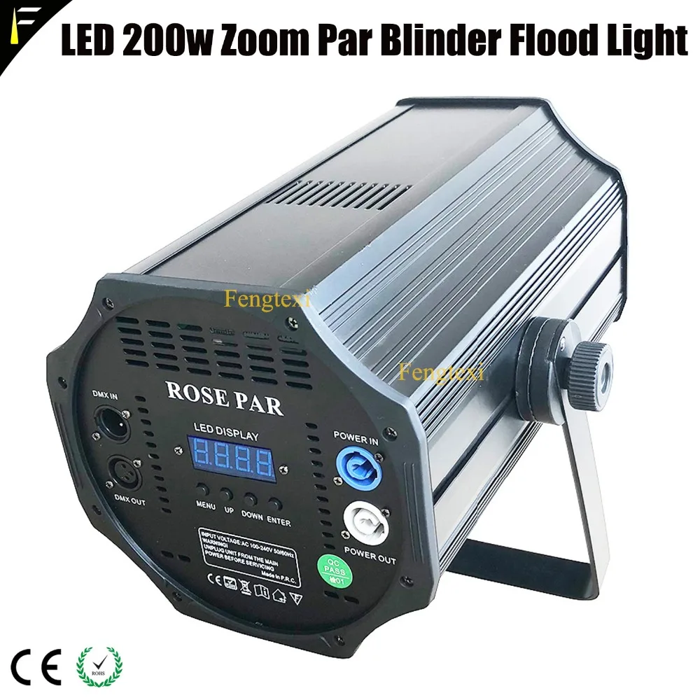 DMX512 моторизованный зум светодиодный COB Par 200 Вт театральный прожектор светодиодный театральный прожектор 3000 К/5600 к Blinder Par Zoom 5-50 градусов