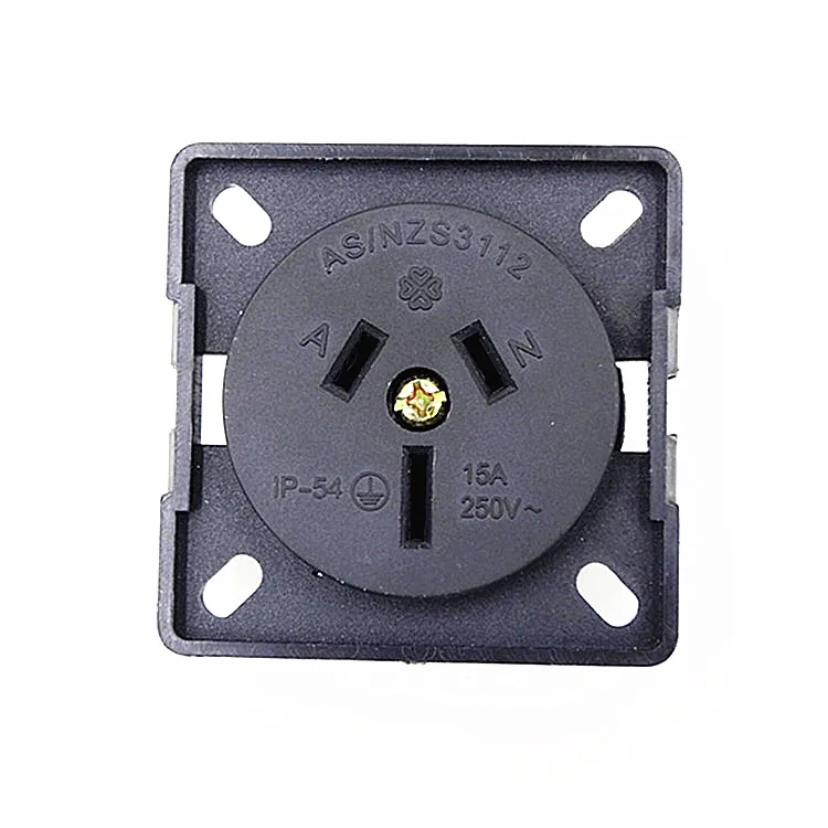 Австрийская промышленная безопасная розетка 15A 250V IP44 Австралия SAA сертификация