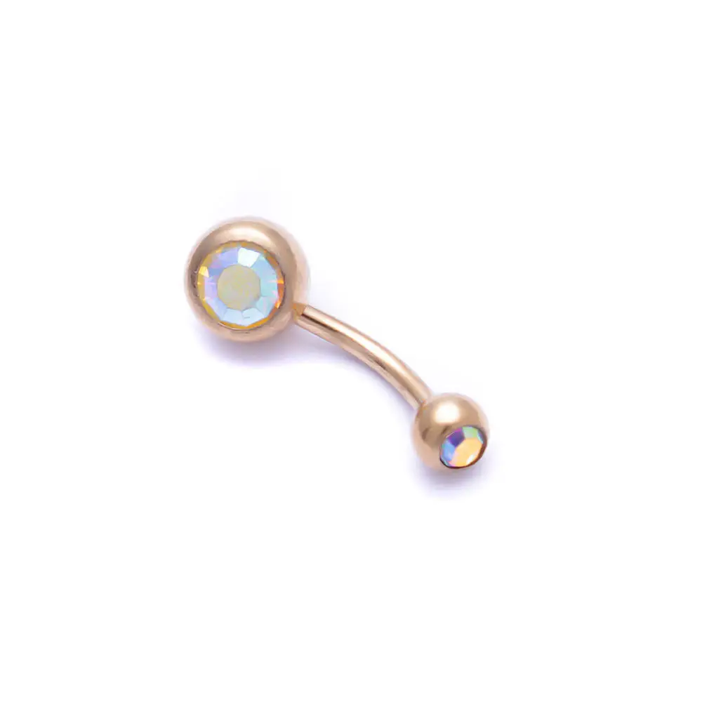 

Sale Zircon Rhinestones Women Navel Piercing Button Colorful Crystal Girls Sexy Belly Beach Round Body Jewelry