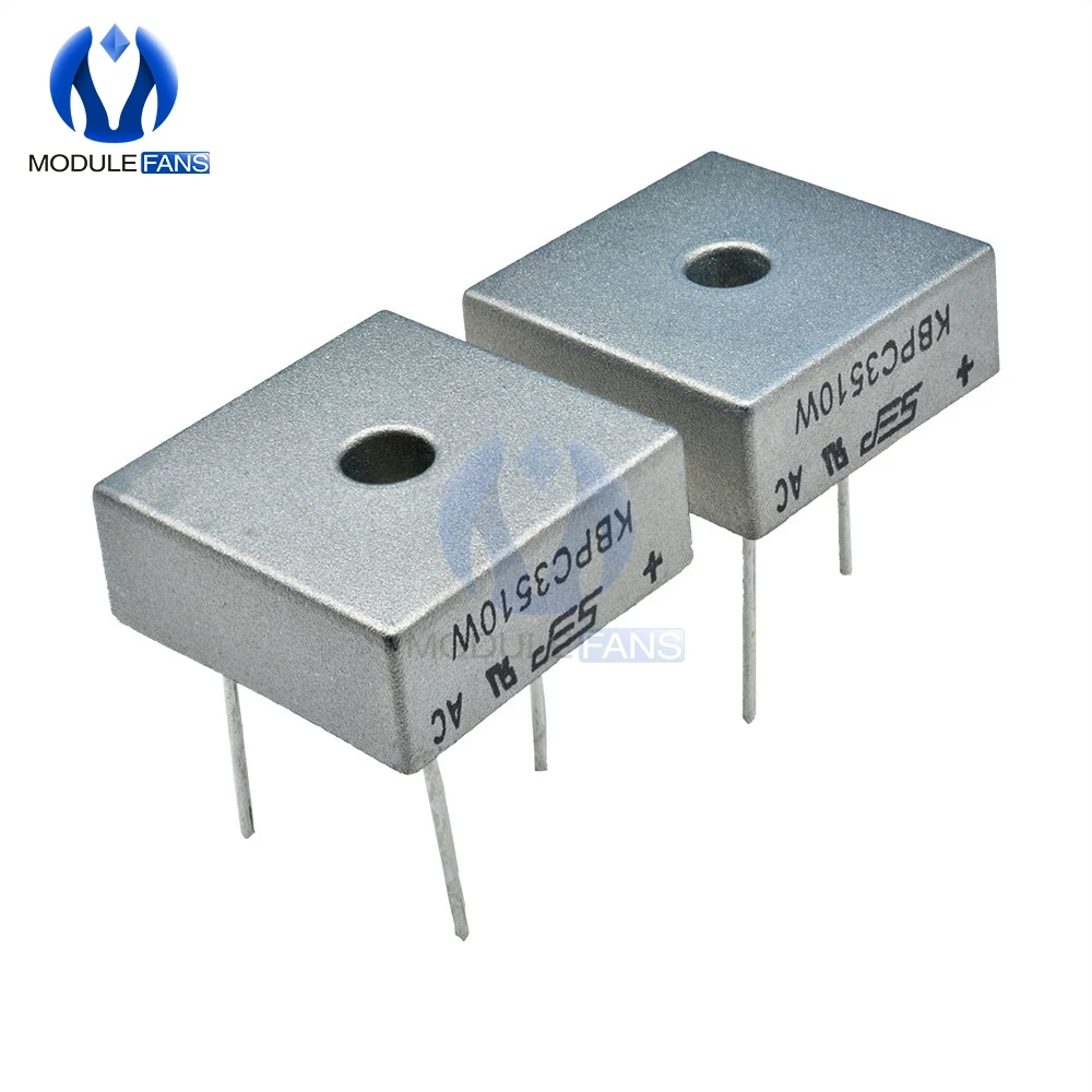Диодный мостовой выпрямитель KBPC3510W KBPC3510 35A 1000 В 4 контактный высокой частоты