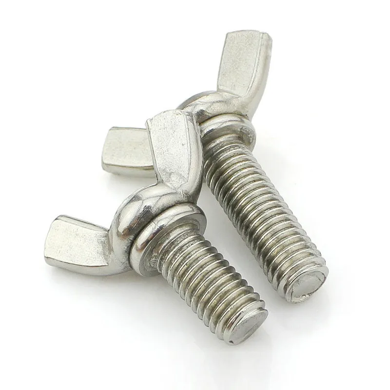 304 нержавеющая сталь коготь бабочка крыло ручной поворотный винт болт M5 * 25|bolt