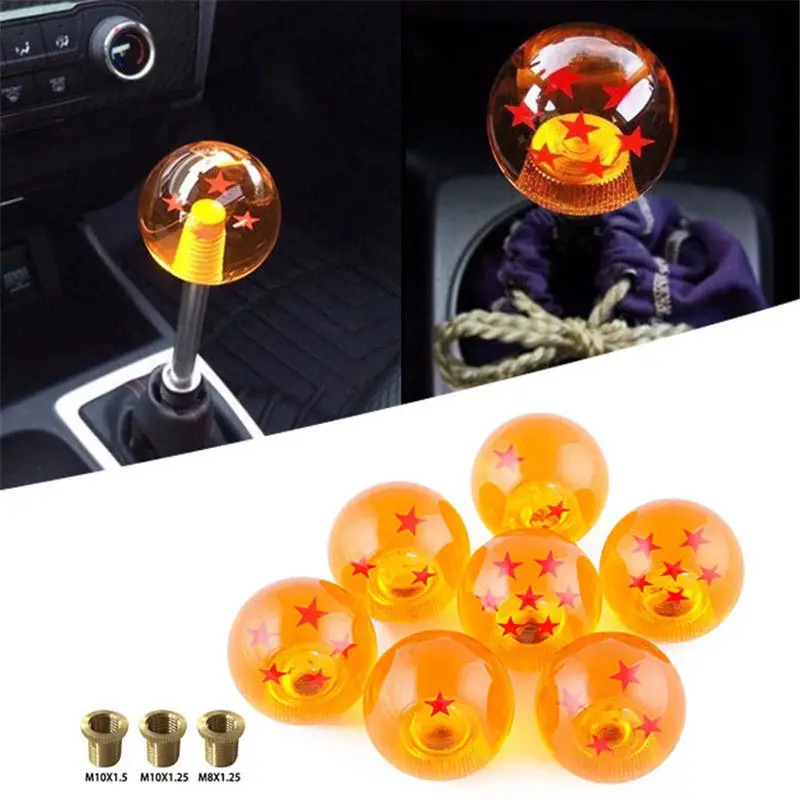 Универсальная автомобильная 1-7 Star Dragon Ball Z ручная коробка передач шаровая ручка переключения передач стильные автомобильные аксессуары