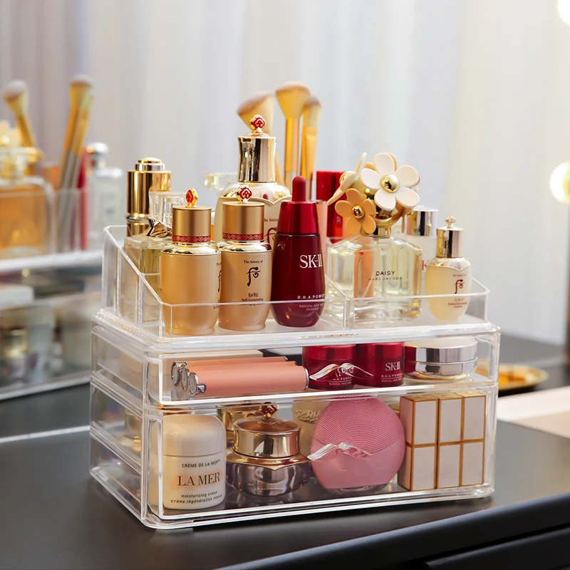 AF лучшие продажи большой Настольный прозрачный акриловый ящик шкатулка для