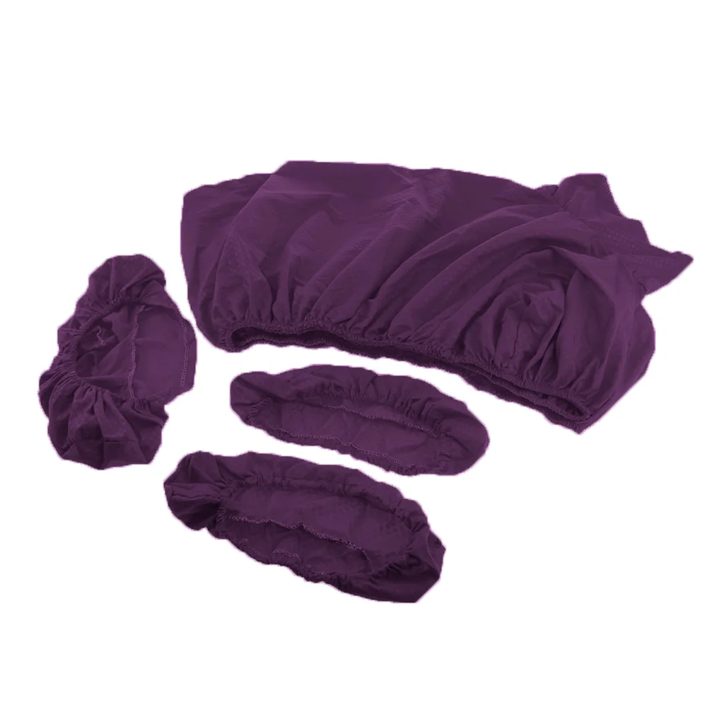 Purple 4 шт./компл. профессиональный салон акупунктурный массаж стол кровать простыни Поверхность сенсорной панели колыбели ручной наволочка набор - Цвет: Purple