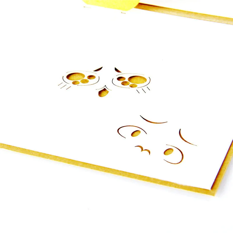 3D лазерная резка ручной работы я так сожалею любимый извините бумажные