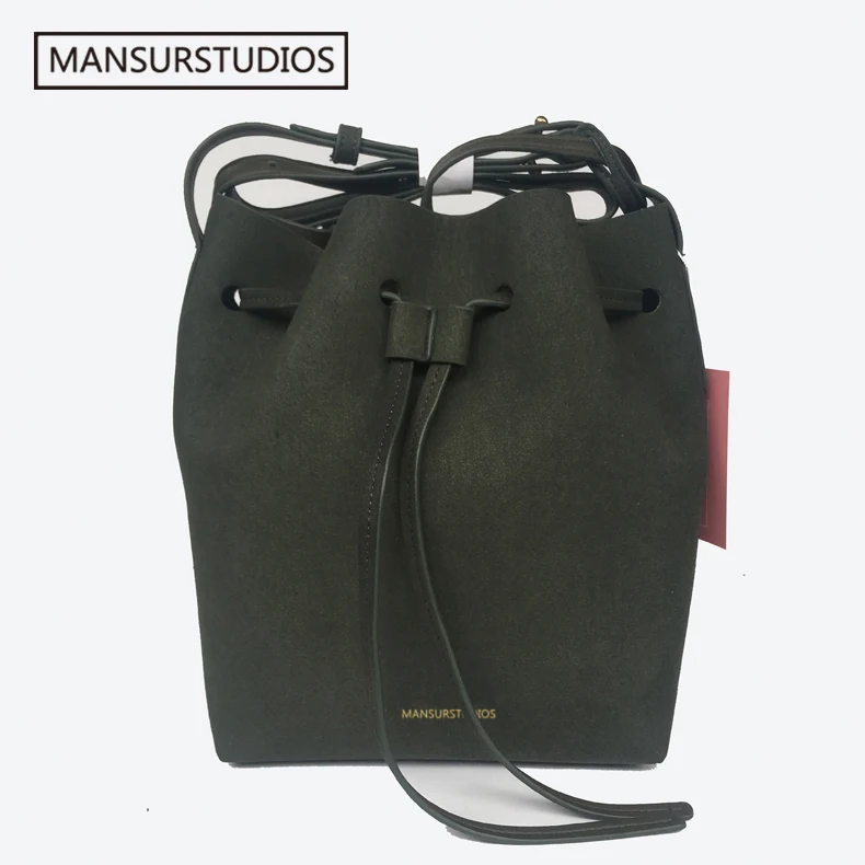 mansurstudio Замшевая сумка-мешок, женская сумка из искусственной замши, сумка через плечо gavriel, женская сумка через плечо