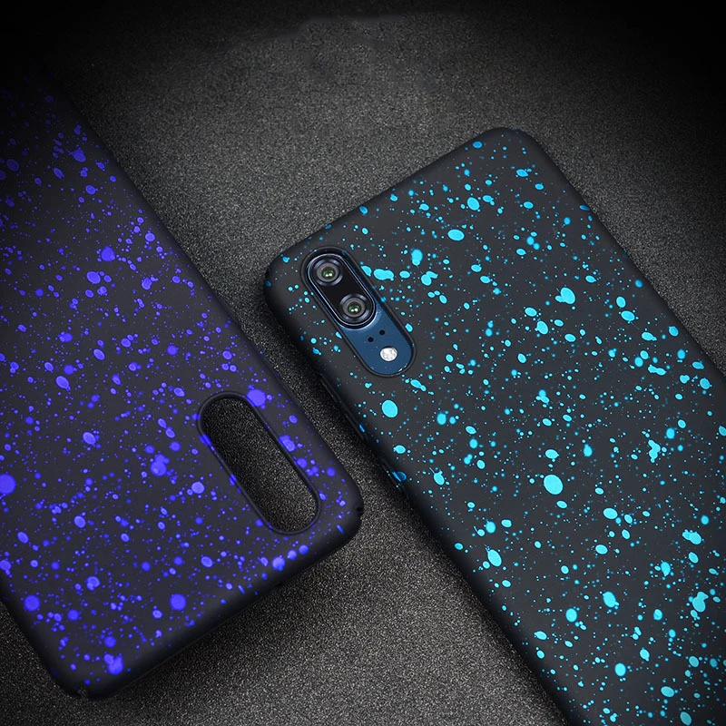 3D Star Matte PC Case Back Cover For Huawei P20 for Lite Pro P 20 Nova 3e Cases Thin Starry Sky Coque Capa |