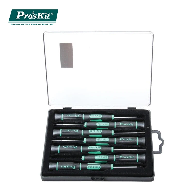 Набор многофункциональных отверток Pro'sKit 7 шт. набор прецизионных электронных с