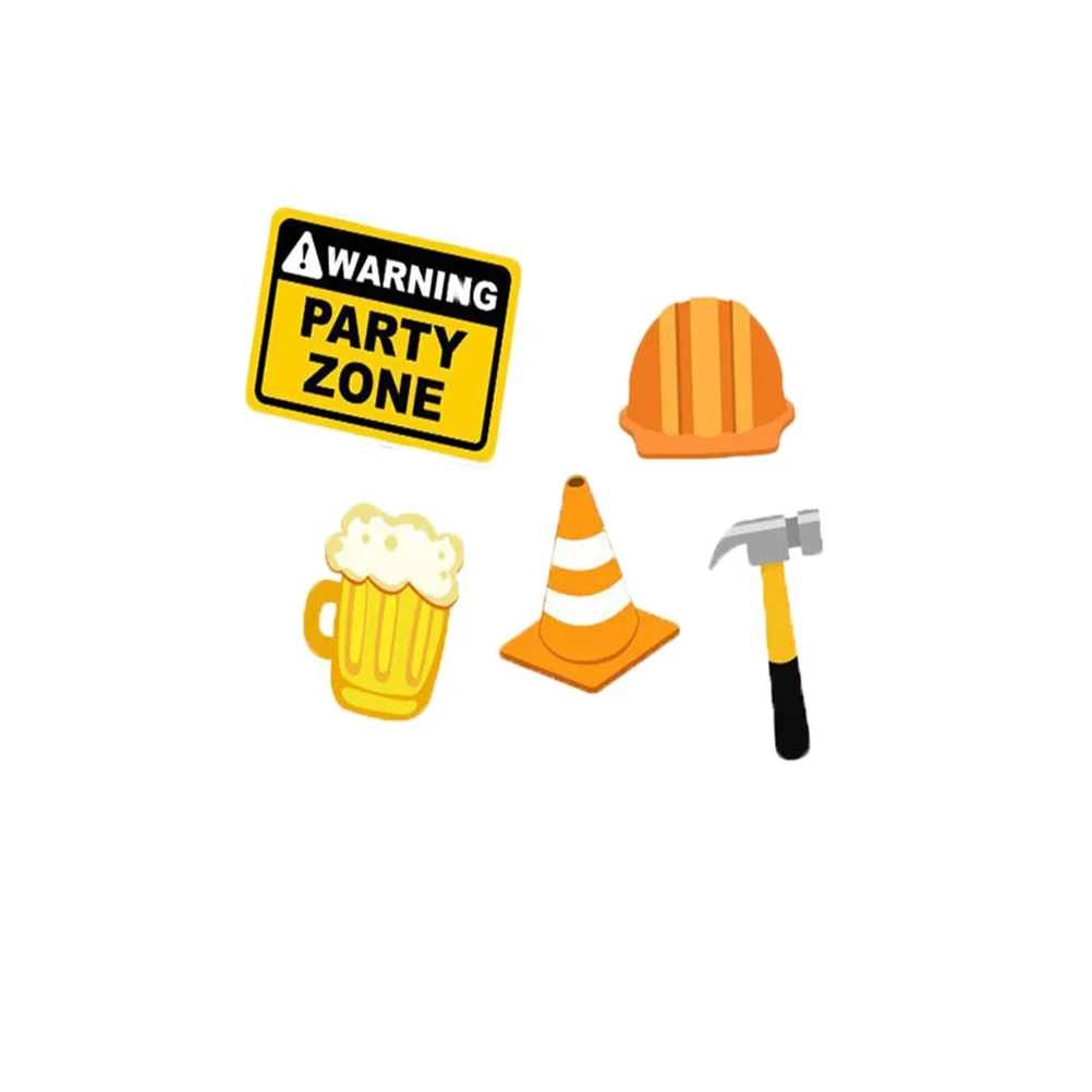 24 шт. конструктор; экскаватор фото стенд реквизит набор смешной реквизит для фотографий день рождения приспособление для костюмированных вечеринок Маскарад сувениры