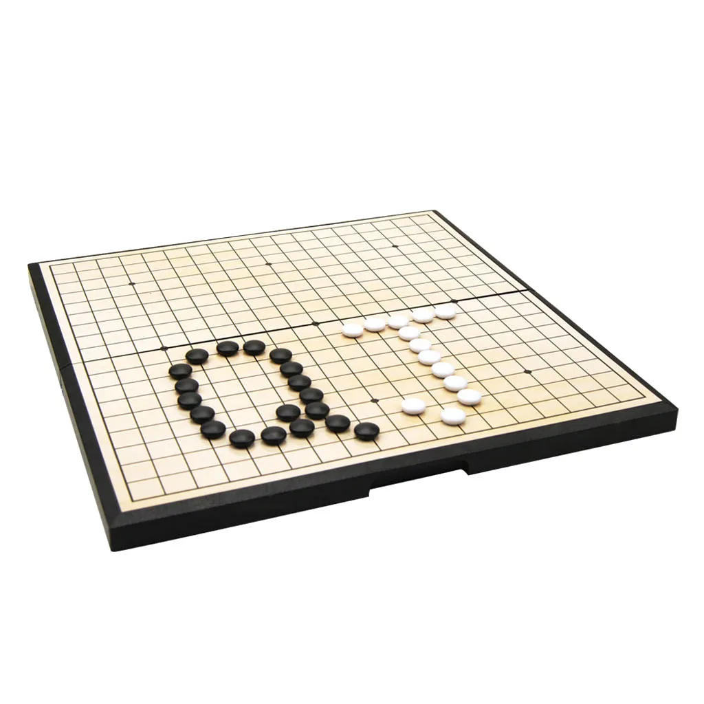 Игровой набор Go шахматная доска складная игра Goban 301 магнитных камней WeiQi Puzzle