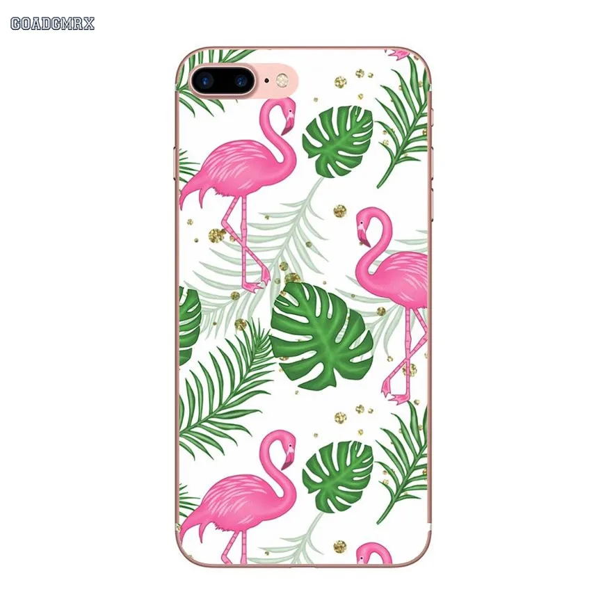 Для samsung Galaxy S2 S3 S4 S5 мини Альфа S6 S7 край S8 S9 плюс J1 Grand Prime животное фламинго