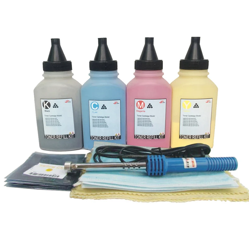

Misee Toner Refill Kit Chip Compatible for HP Laserjet 130a CF350a-CF353a MFP M177fw M176n M176 M177 Printer 4-Pack