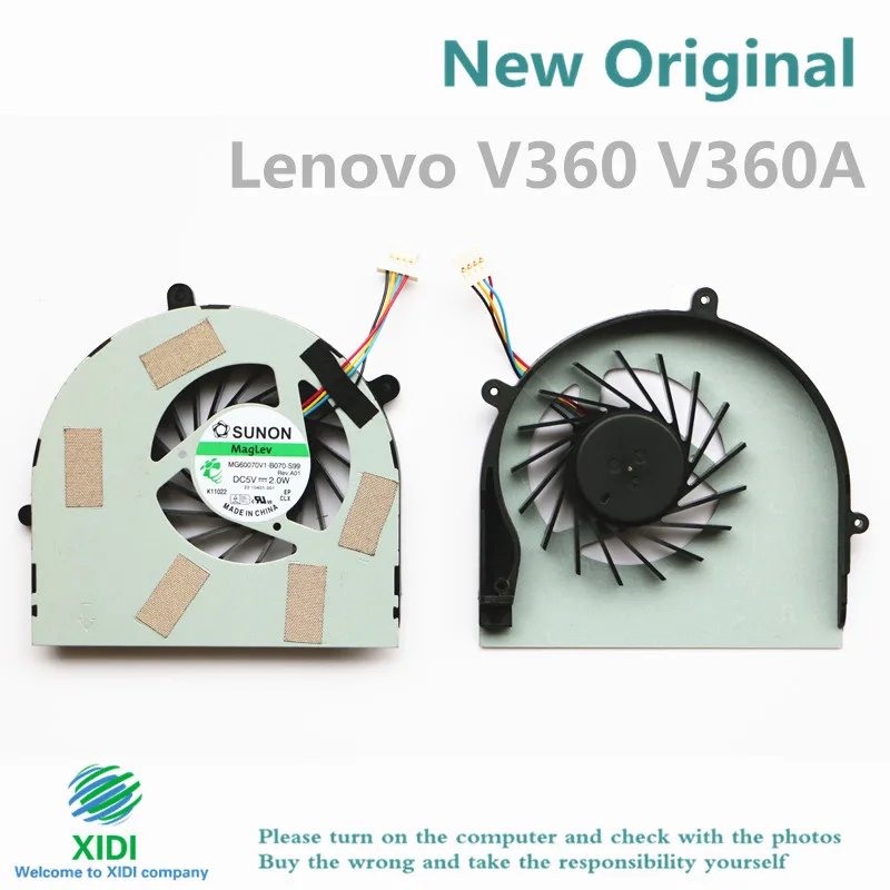 Вентилятор для процессора SUNON новый вентилятор LENOVO V360 V360A CPU охлаждения |