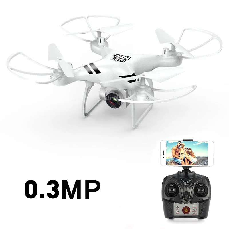 White 0.3MP camera KY101S Радиоуправляемый Дрон wifi FPV с широкоугольной HD камерой, удерживающий высоту Безголовый Радиоуправляемый квадрокоптер Дрон с большим временем полета VS JJRC H37 - Цвет: White 0.3MP camera