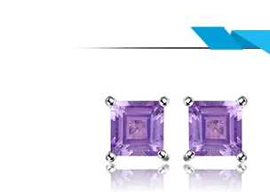 Jewelrypalace квадратный 0.8ct создан красный рубин 925 серебро Серьги-гвоздики модные Серьги для Для женщин Красивые ювелирные изделия бренд