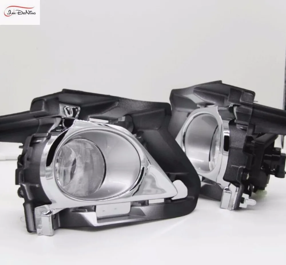 JanDeNing противотуманная фара для TOYOTA Kijang INNOVA/Crystal~ прозрачная галогеновая лампа H16-12V 19 Вт передние противотуманные фары бампер лампы комплект