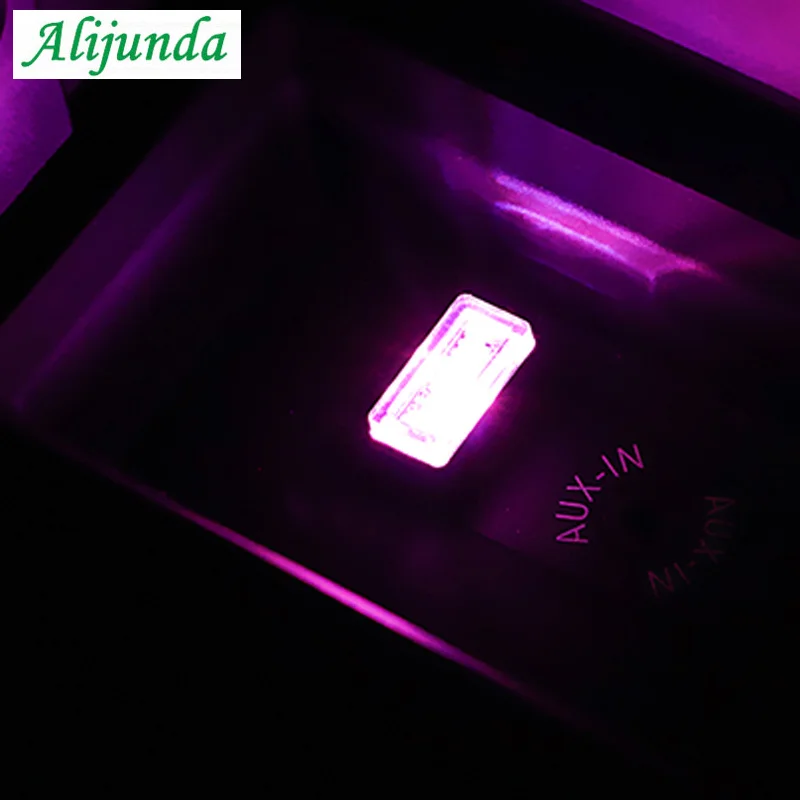 Светодиодный ночсветильник с питанием от USB лампа для салона автомобиля ножная