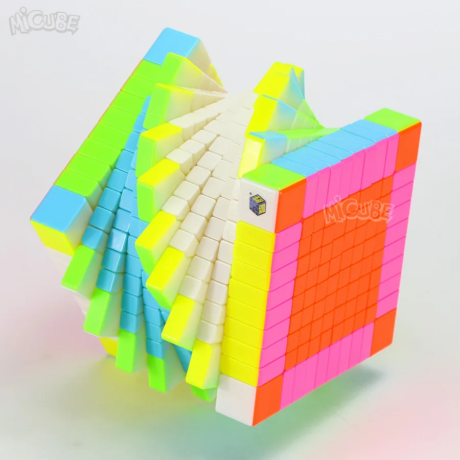 Zhisheng Yuxin Huanglong 10x10x10 волшебный куб 10x10 пазл Профессиональный 10*10 без наклеек черный