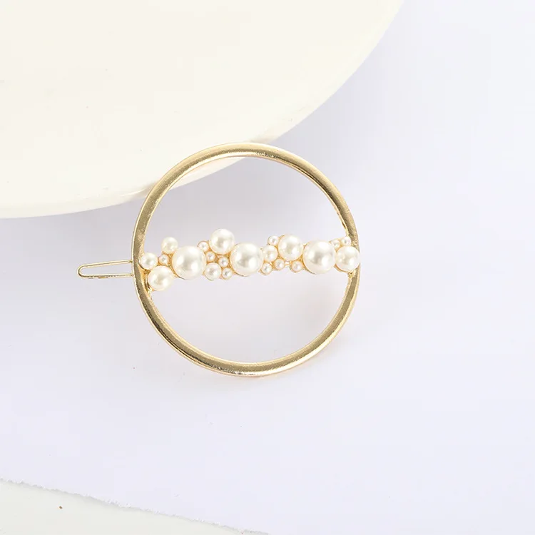 Новая Корейская версия заколки для волос с красным краем круглая заколка