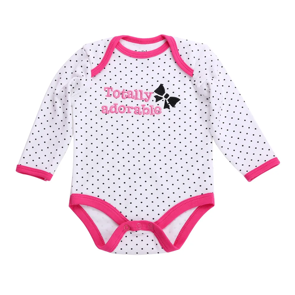 100% хлопковая одежда для новорожденных милые детские комбинезоны с коровой