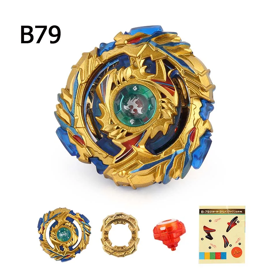Takara Tomy Gold Edition все модели Bey Bay Burst игрушки подходят для любого пускового устройства Металл Fusion Бог спиннинг Топ лезвия игрушки - Цвет: B79