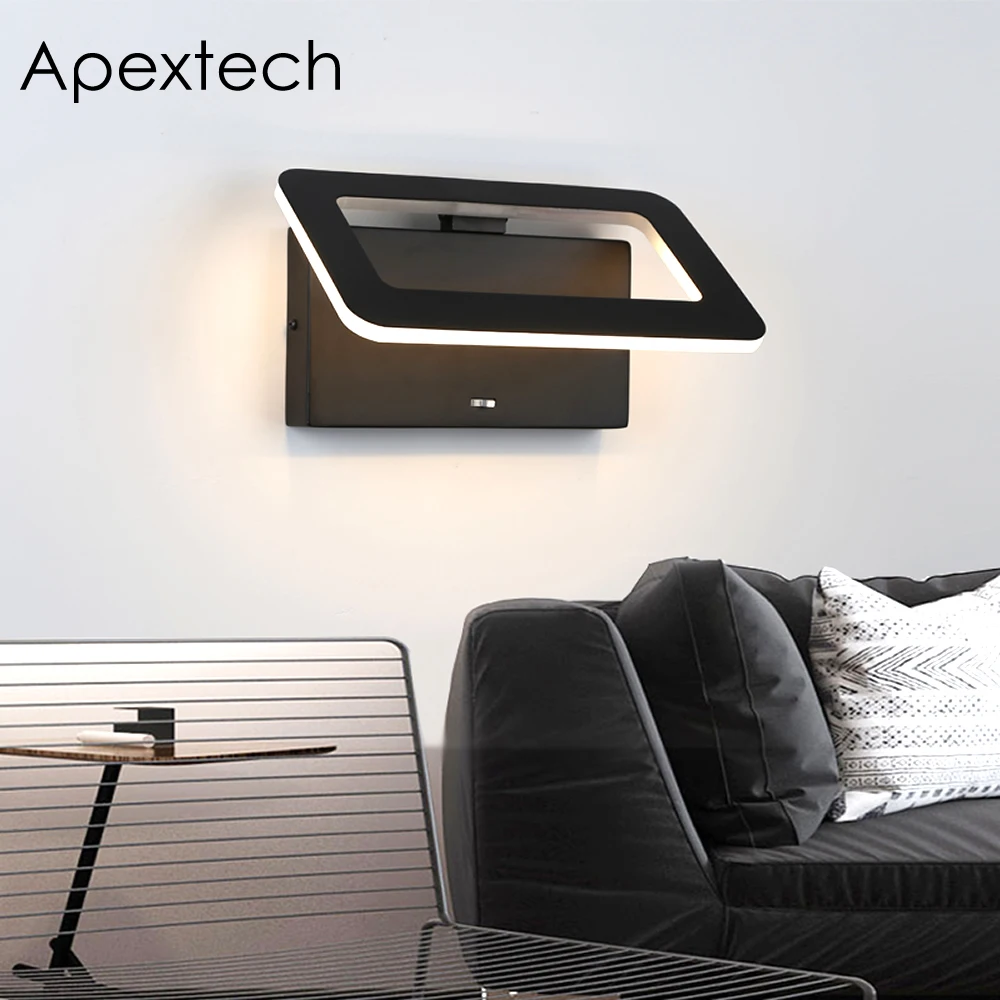 Apextech складной светодиодный настенный светильник 3 вида цветов в 1 спальню