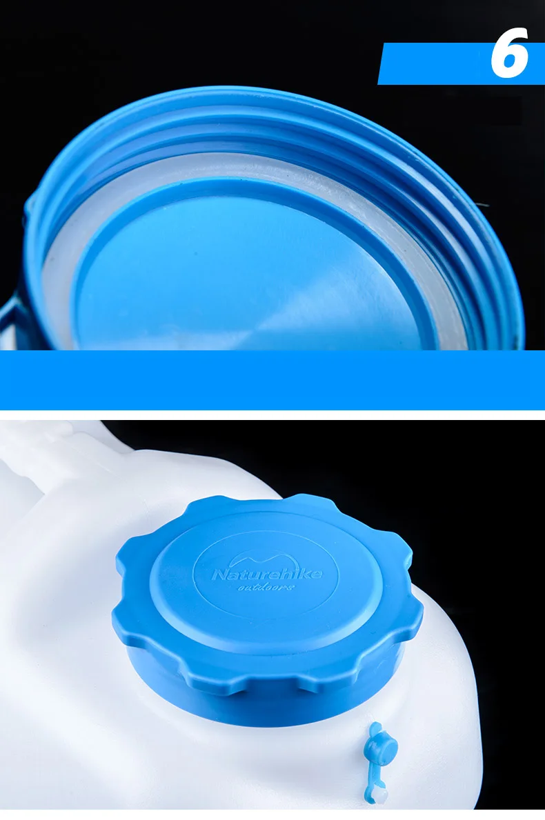 Naturehike 10L 12L PE пищевое ведро BPA бесплатно фирма переносной резервуар для воды на открытом воздухе ведро Кемпинг Альпинизм Туризм Портативный водопот