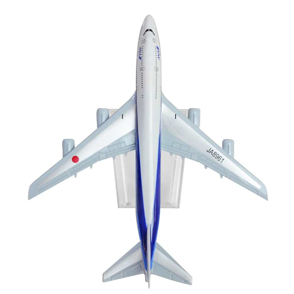 Модели японских летательных аппаратов Nippon Airways Boeing 747 16 см Детские модели в