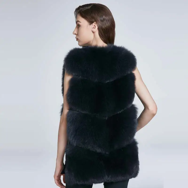 Premium Fox Fur Jacket Winter Women Furry Natural Leather  Fashion Splicing Unique Design 2021 New Warm Lady enlarge