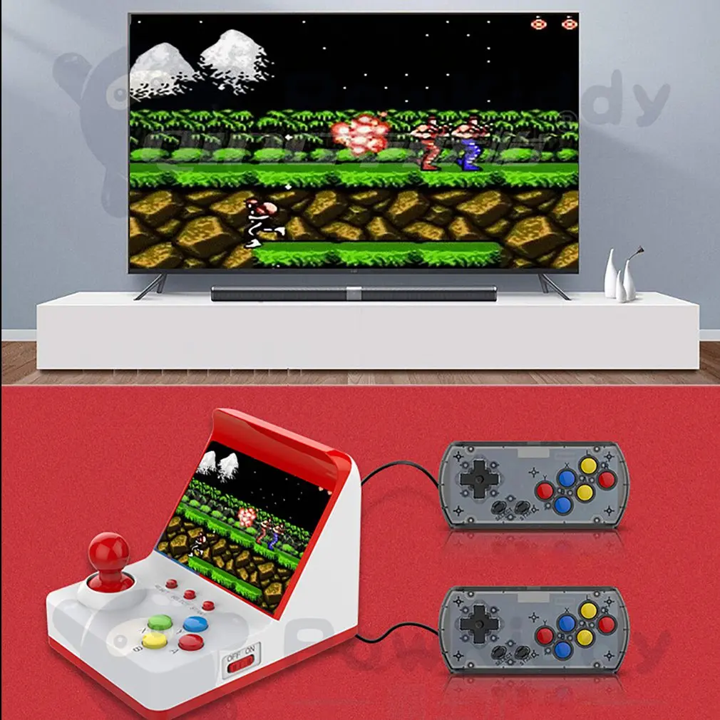 3-дюймовый 8Bit Портативный ретро мини аркадная игра станции, портативные игровые консоли встроенный 360 видеоигры классический Семья ТВ FC игровой консоли